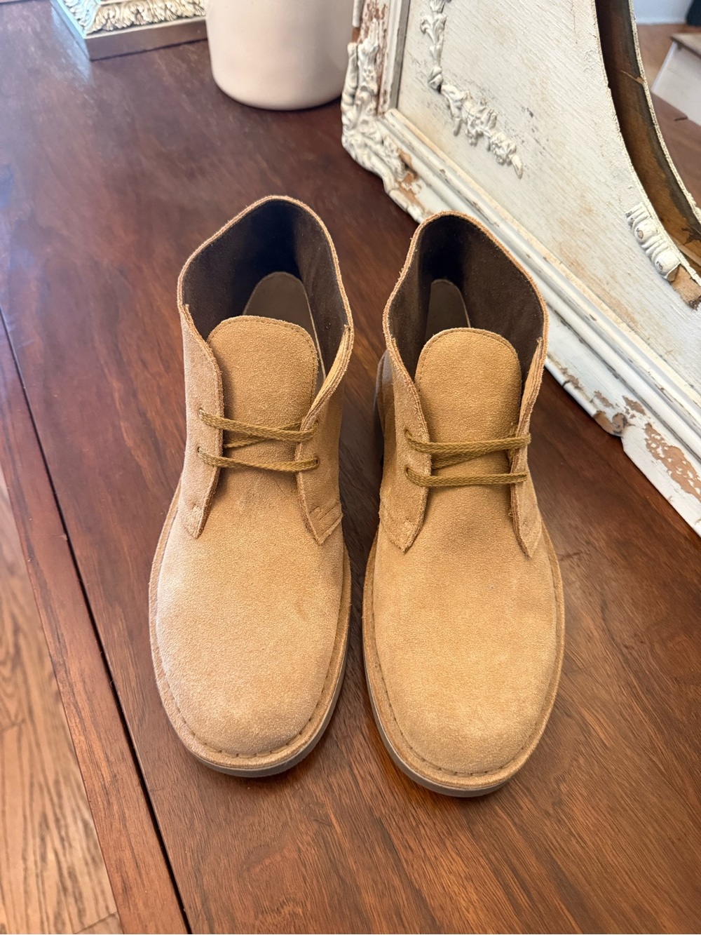 Clarks Bushacre 2 Tan Suede Chukka Desert Boots Mens 7.5